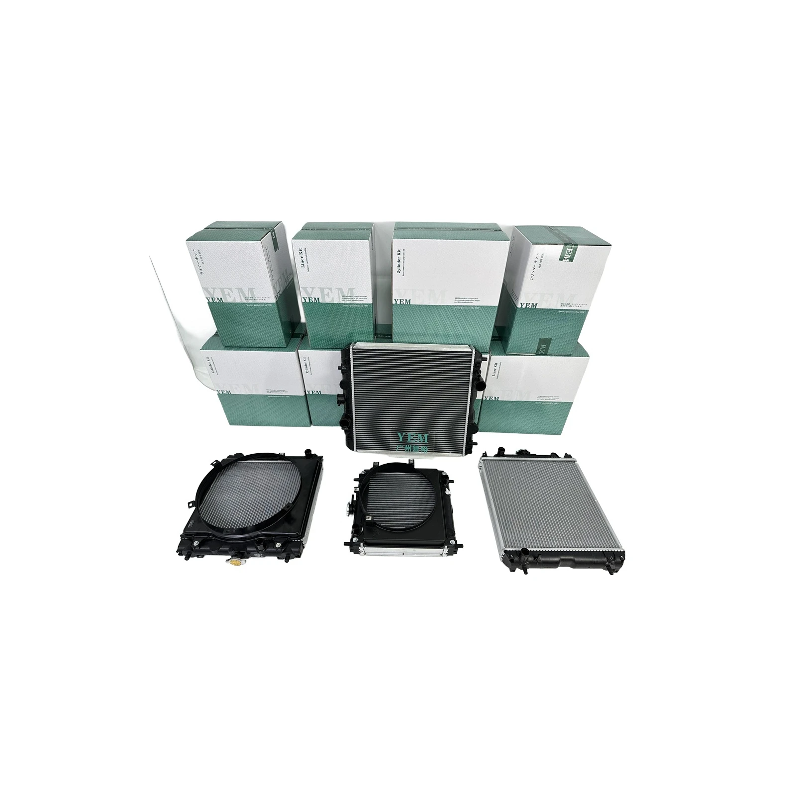 KE75 L2E L3C L3E Assy Radiator for Mitsubishi Engine Repair Kit Engine Parts China Manufacturer