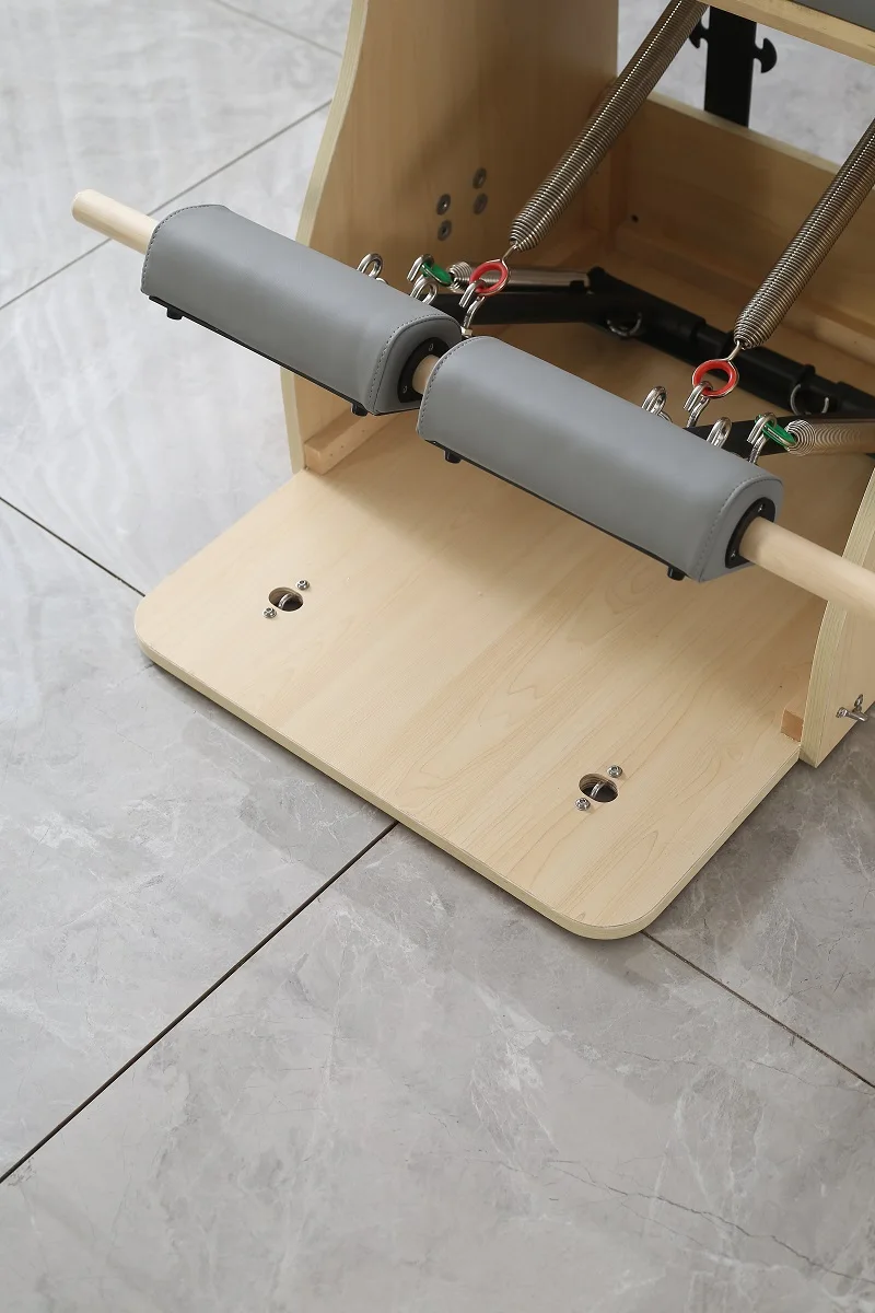 Stable Wooden Pilates Pro Chair Spring Reformer Sports Studio And Home