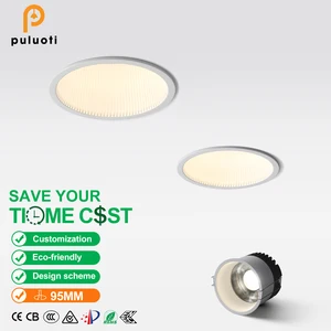 PULUOTI Recessed Spotlight, 15W4000K Full-spectrum Light, Eye-friendly Anti-glare Spotlight, Ideal for Home Spot Light Ceiling