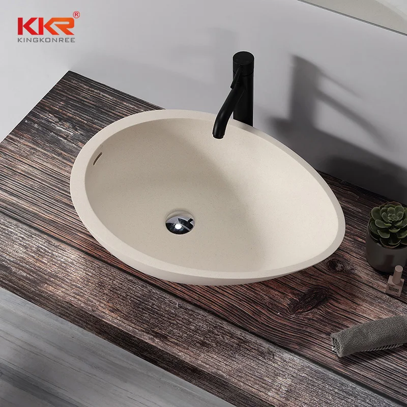 Apartment Modern Design Sanitary Ware Counter Top Wash Basin Sink Rv Bathroom Sink