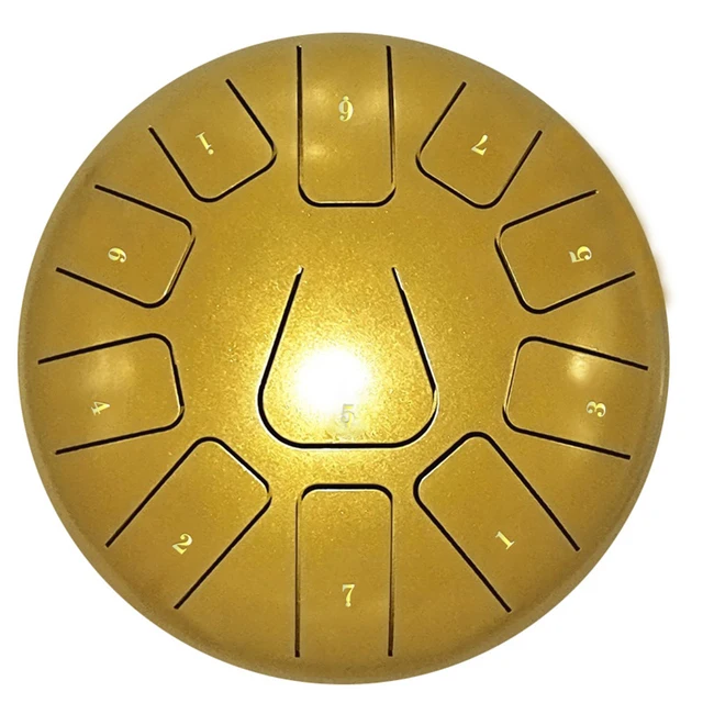 Tongue Drum In Acciaio 6 Toni - Per Meditazione, Yoga E Principianti