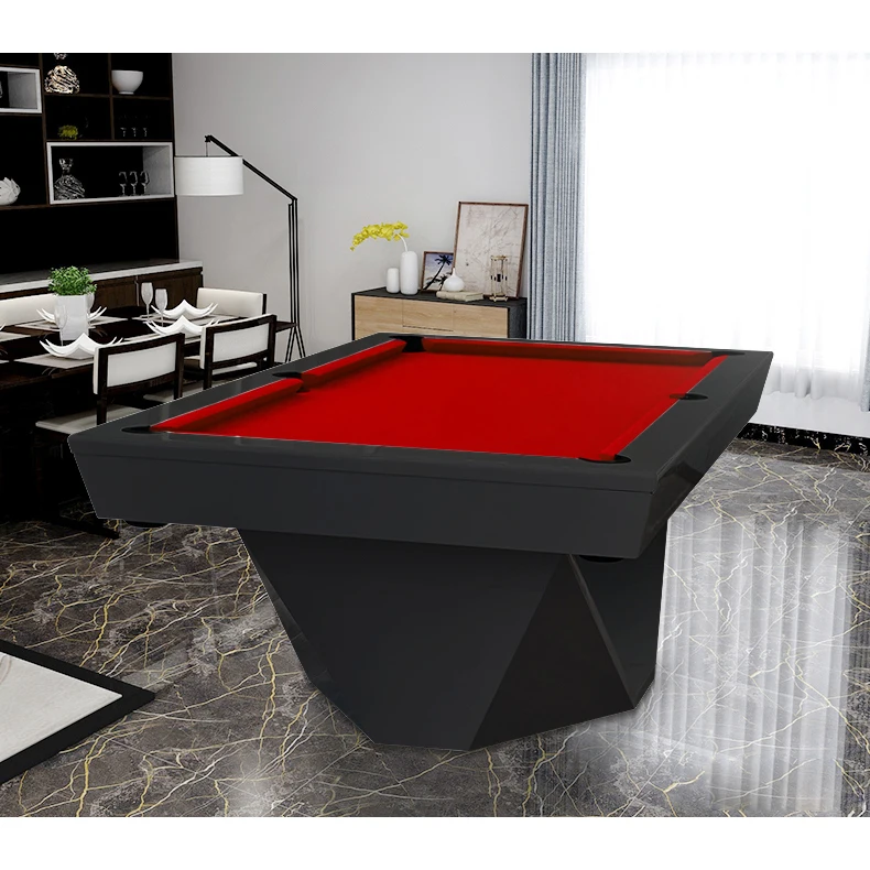 Высококачественный полноразмерный бильярдный стол из массива дерева с золотой резьбой