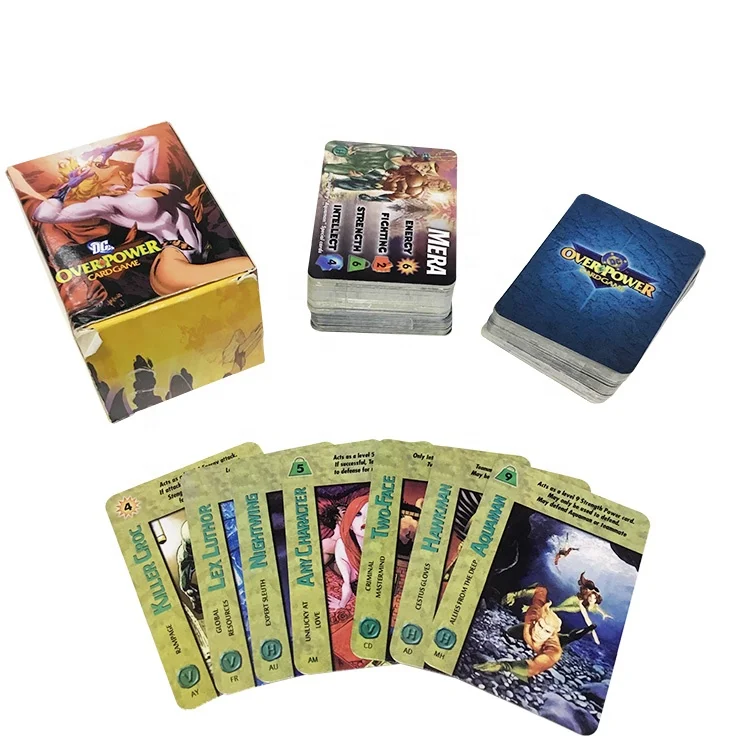 Factory Custom Printing Trading Card Game With Box