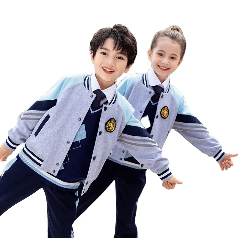 Wholesale Kids Designer Tracksuit for Primary School Uniform