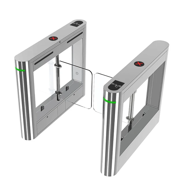 Factory Direct Office Building Face Recognition Rotate the Barrier Door Swing Turnstile Gate