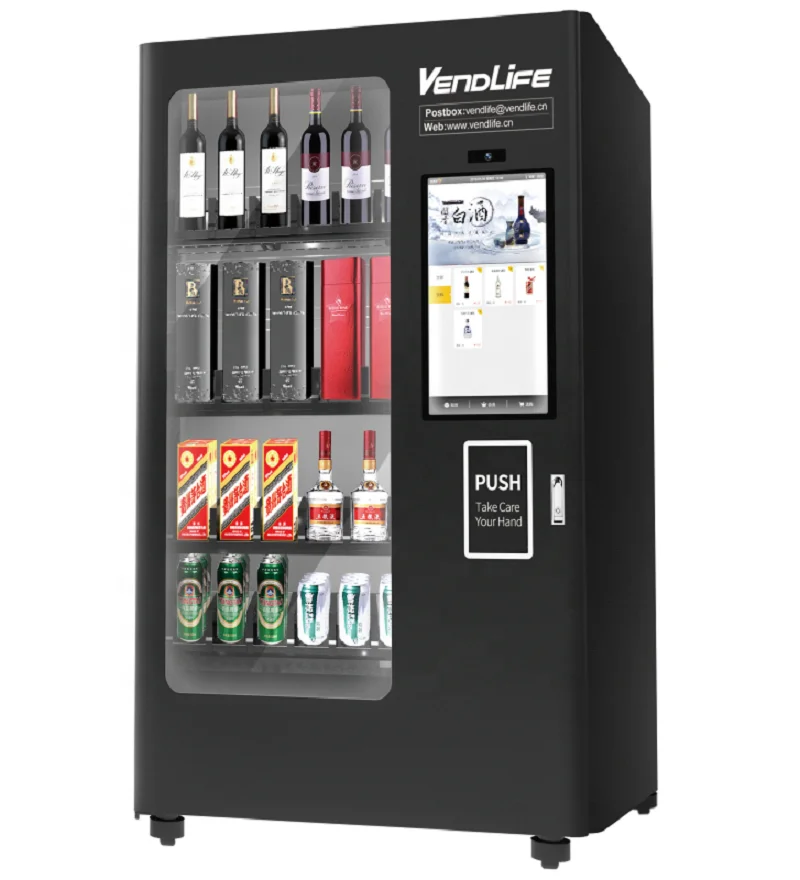 Distributeur automatique de bière Vendlife avec chariot XY mécanique pour l'alcool à vendre Bière blanche