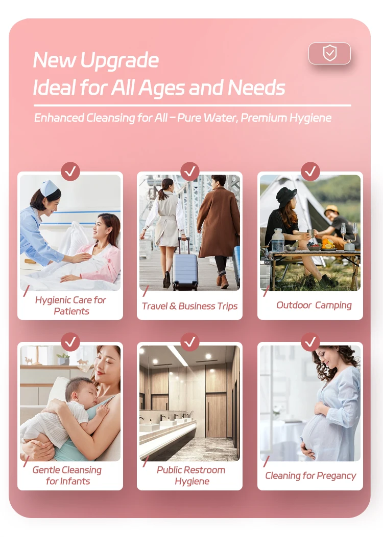 USB Rechargeable Travel Bidet Sprayer Electric Portable Washer for Toilet, Feminine Wash, Elderly & Baby Care manufacture