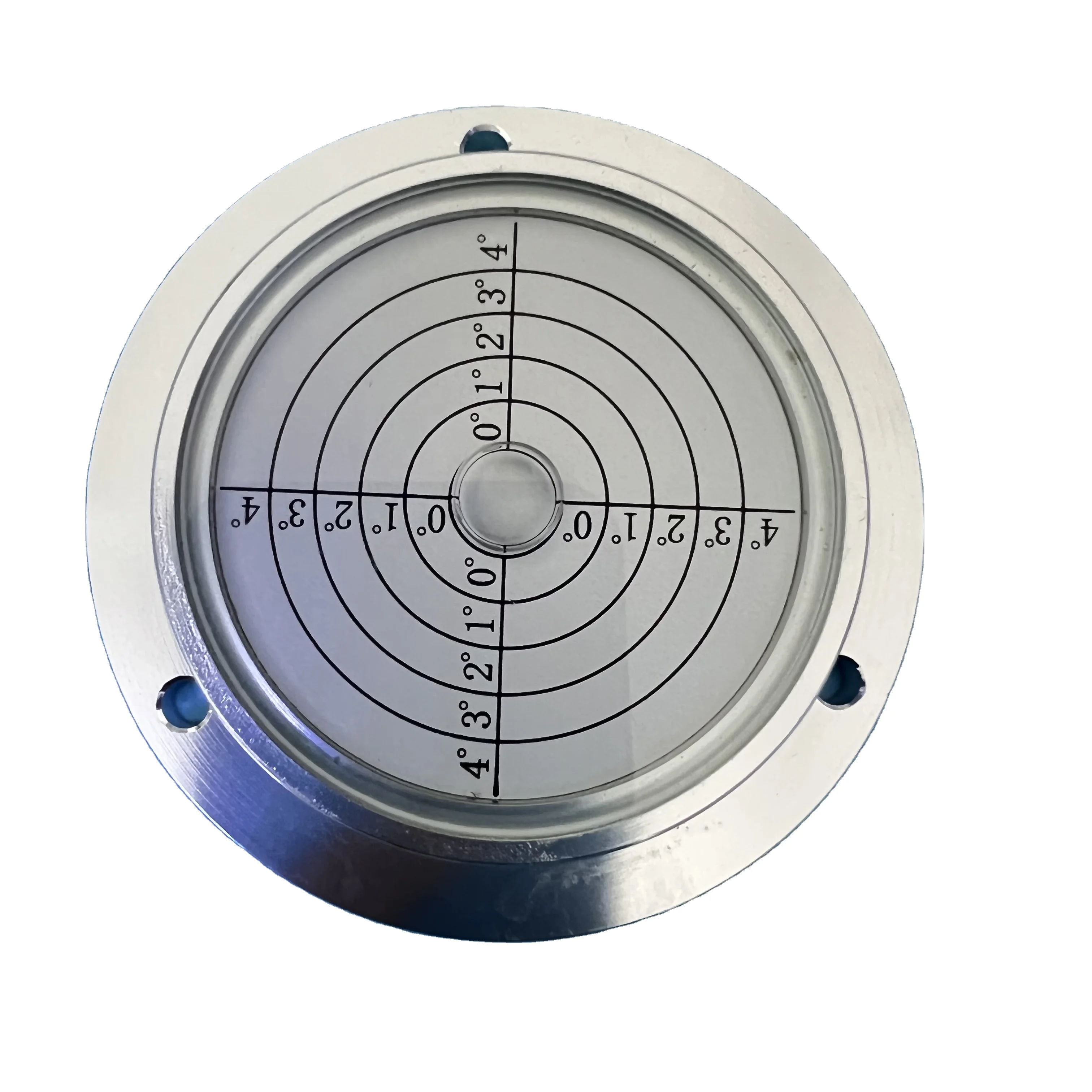 TEBAK Cheap Metal Spirit Level Vial Disc Level Crane Metal Round Bubble Level 70x50x15 80x62x15 100x75x20mm Flange With Hole