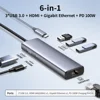 Hub Ethernet professionnel 6-en-1