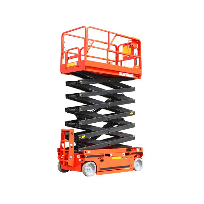 Автоматический ножничный подъемник 3-14 м самоходный электрический строительные леса с CE