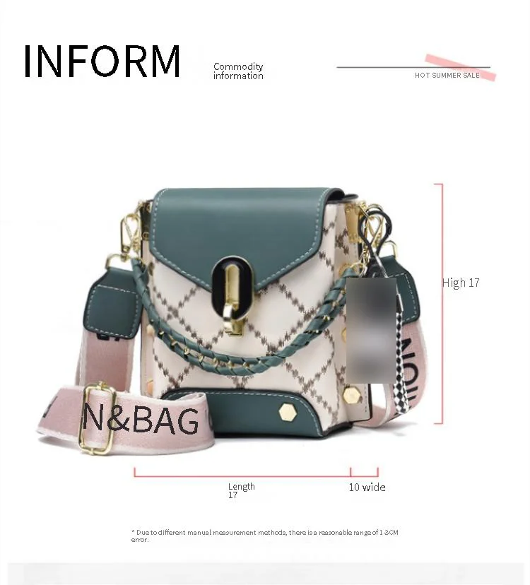 Manufacturer's New Summer Style Simple Bag Fashionable Versatile Shoulder Crossbody Mini Mobile Phone Bag Women's Bag