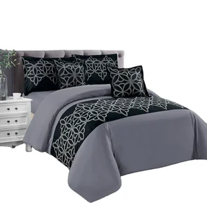 Factory Sale king Size Embroidered Bed Cover Comforter Bedding Sets