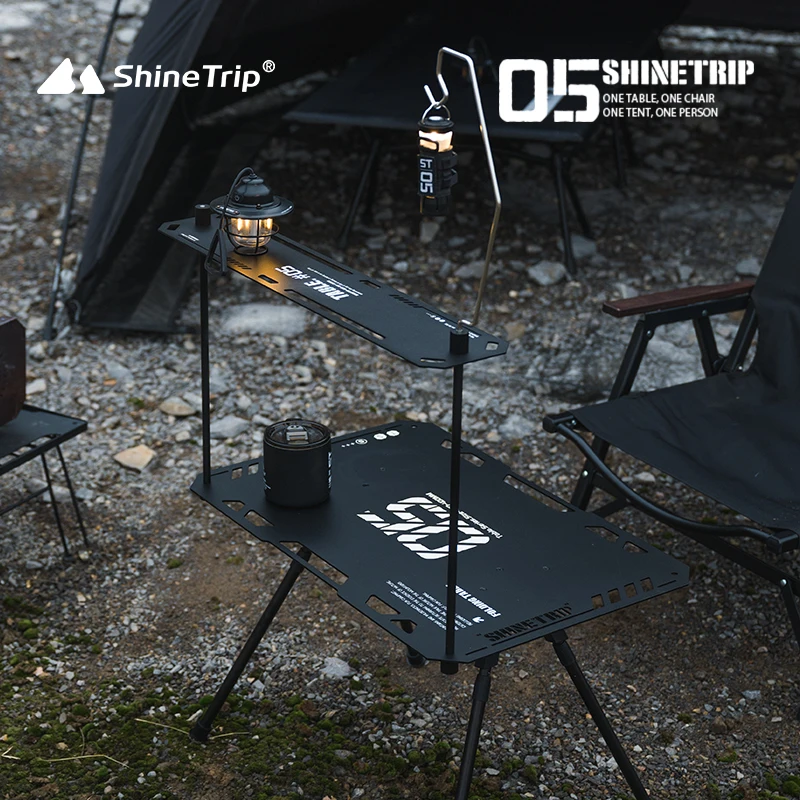 ShineTrip 05 Series Aluminum Folding Table - Portable, Lightweight