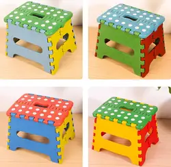 Рекламный маленький точечный стул для стадиона, детский стул, пластиковый складной стул