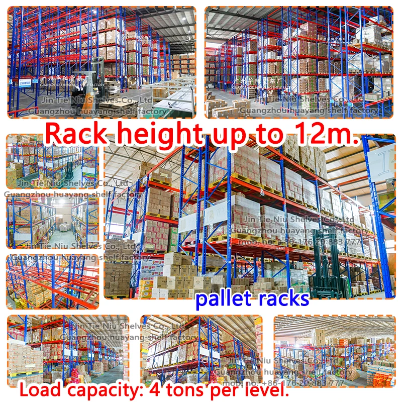 Selective Systems Welding for Pallet Adjustable Shelf Cold Room Fabric Bolt Storage Rack Lebanon, Israel, Palestine