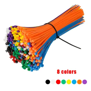 Sourcingmap Fascette Etichetta Per Cavi – 15,2 Cm, Nylon PA66, Multicolori, Autobloccanti E Scrivibili, 80 Pezzi - 3