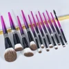 16pcs-noir et rose cristal brosse-sac en plastique