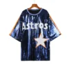 Abito lungo blu (lunghezza: 31,5", busto: 47,2")