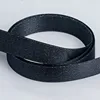 Tejido plateado negro-2,5 cm