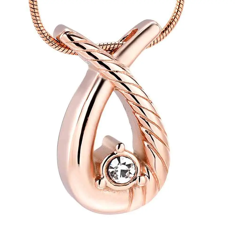 Cremation jewelry Irregular cremation urn necklace to commemorate the dead relatives/pets used for cremation funerals