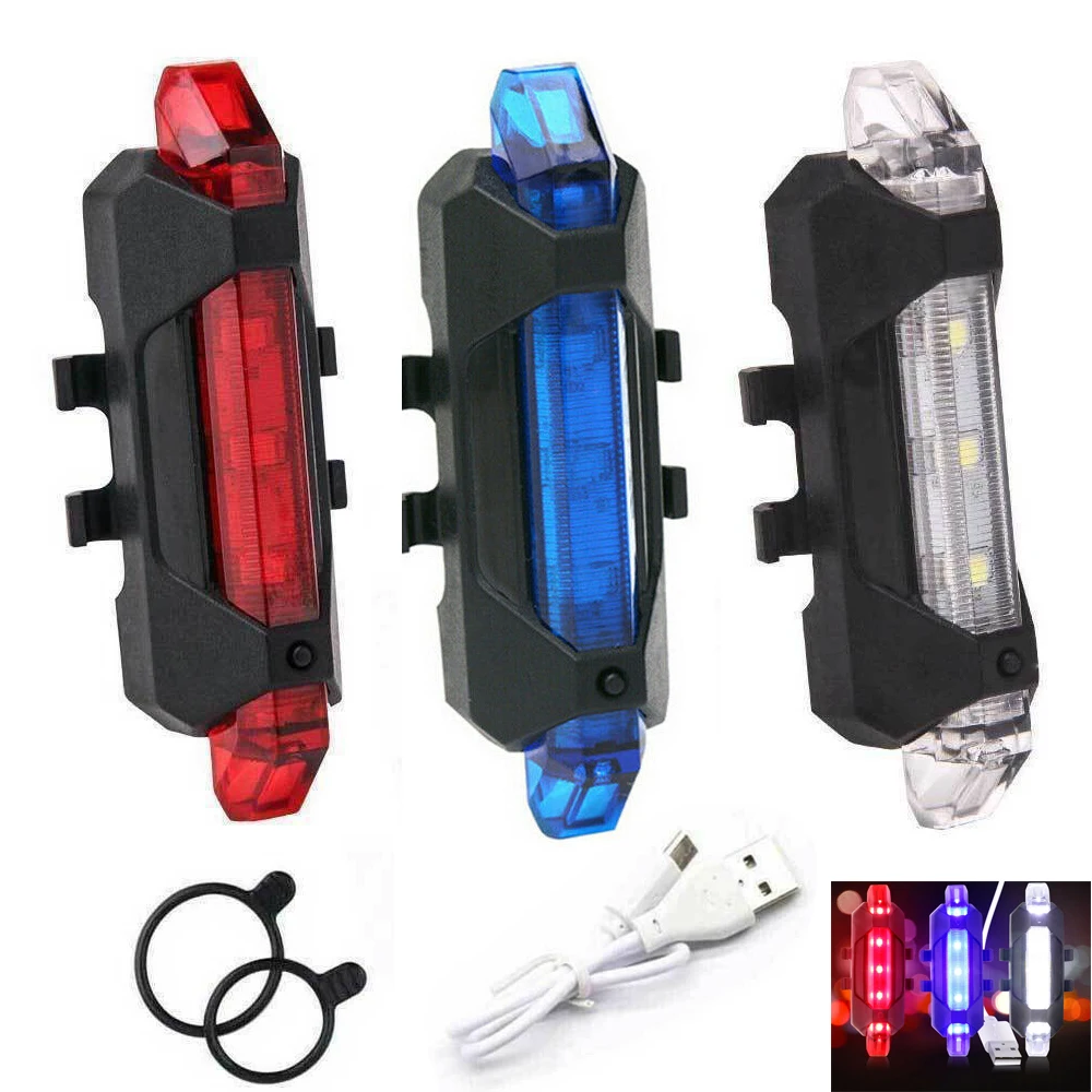 Affordable prices 5 Modes LED Bike Tail Light USB Rechargeable Cycling ...