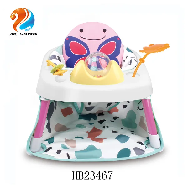 New Design High Quality Comfortable 2 in 1 Baby Fitness Chair Jump Chair Baby Bounce Chair Bouncing Plane with Light and Muxic