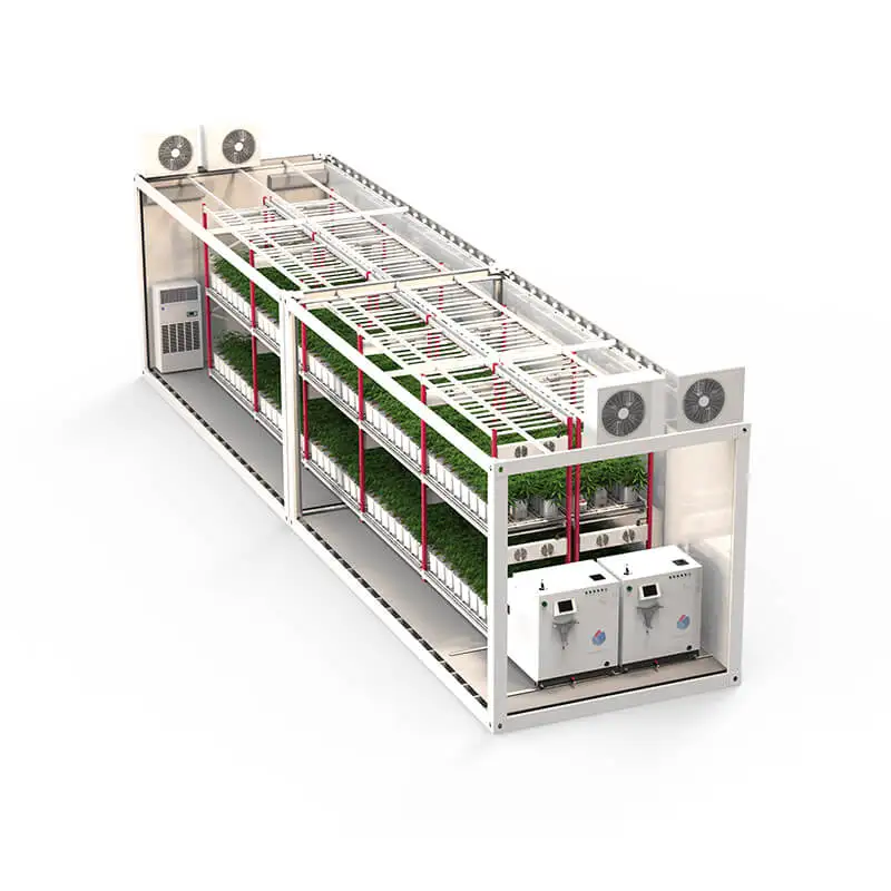 Smart Climate Control Growing Box Climate Chamber Vertical Aeroponic Farming Smart Farm System