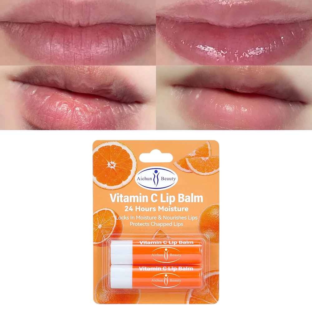 Private Label Honey & Vitamin C Lip Balm Lip Peel Off Nourishing Moisturizing Softener Fruit Lip Balm Stick