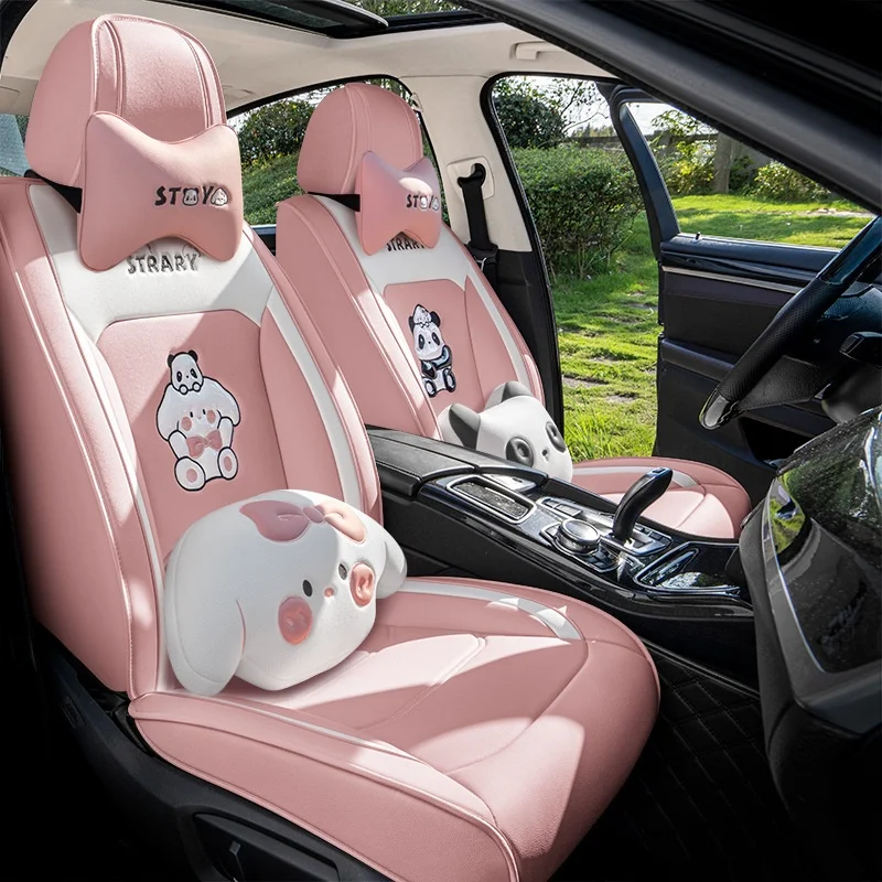 Car Interior Accessories Cheap Leather Car Seat Cover Set Wholesale Universal Seat Covers for Cars