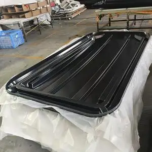 Manufacture Customized Products Thick Sheet Thermoforming ABS Part Plastic Club Car Top Roof Vacuum Forming Golf Cart Canopy