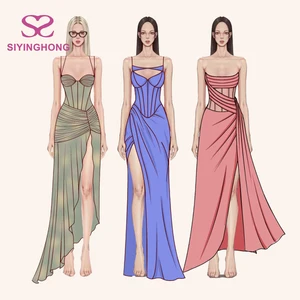 Undefined High Quality Brands Cut and Sew Designing Women Dress Custom Apparel Design Service Manufacturers Designer Clothes