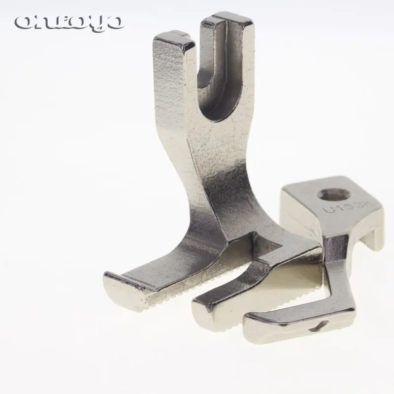 Ckpsms Set Piedini Fermaglio Regolato U192+U193K Per Macchine Da Cucire Industriali JUKI, Brother, Consew - 3/16 (5mm) - 2