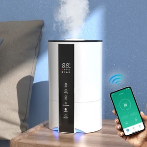 Custom Negative Ion Smart Home Appliances 4.5L Large Capacity Air Humidifier With Sleeping Mode