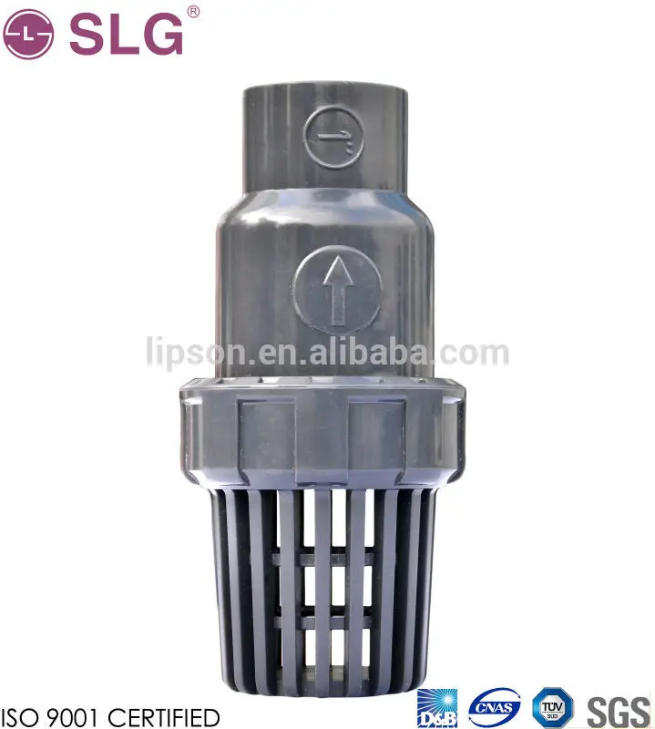 PVC Foot Valve PVC Terminal Check Valve UPVC Bottom Valve
