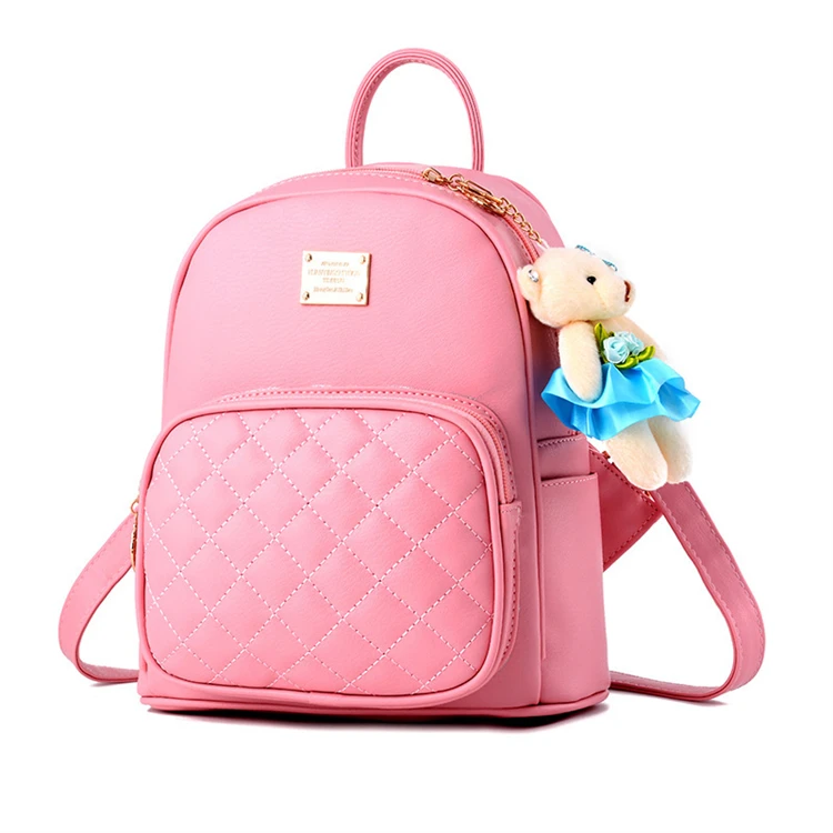 Sac à Bandoulière Fille Norhogo – Cuir Synthétique Mignon Lapin & Nœud, Bandoulière Réglable (Rose)