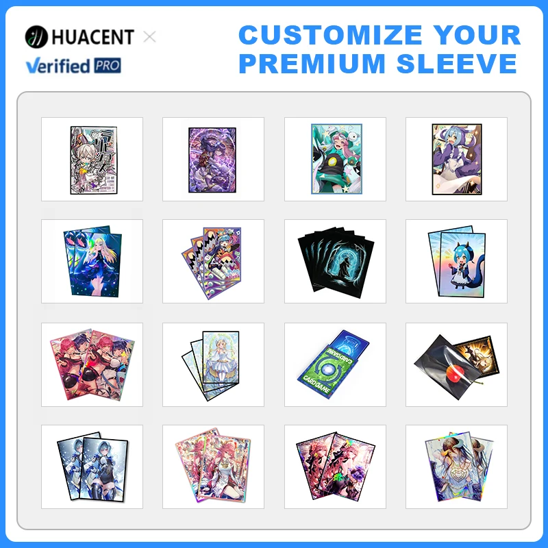 Customized Anime Art Print Card Sleeves - Durable & Waterproof