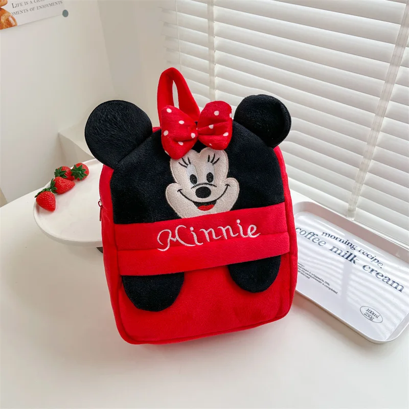 Hot Selling Manufacturers Wholesale New Cartoon Kitty Mickeys Kindergarten Plush Toy Animal Bag Backpack for Kids