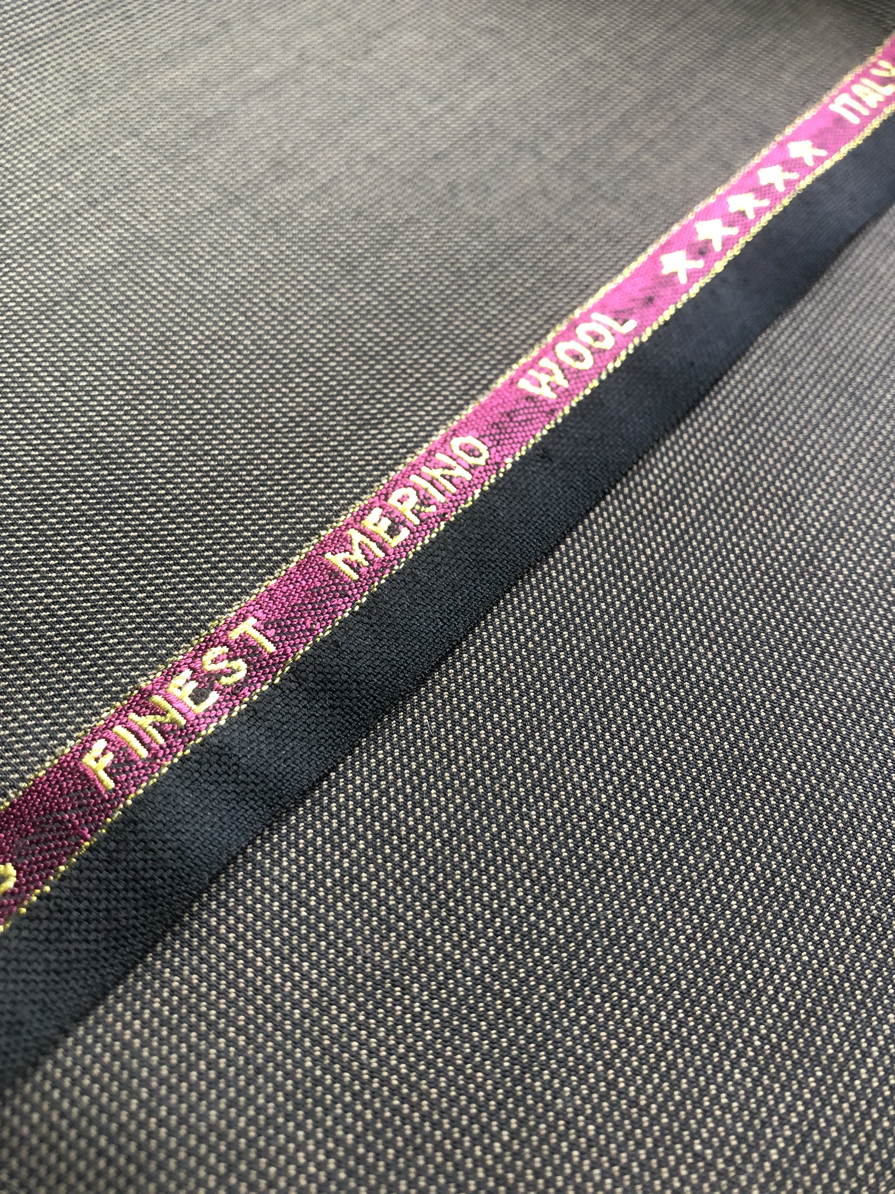 Italian Super 120s 50W Worsted Merino Wool Suiting