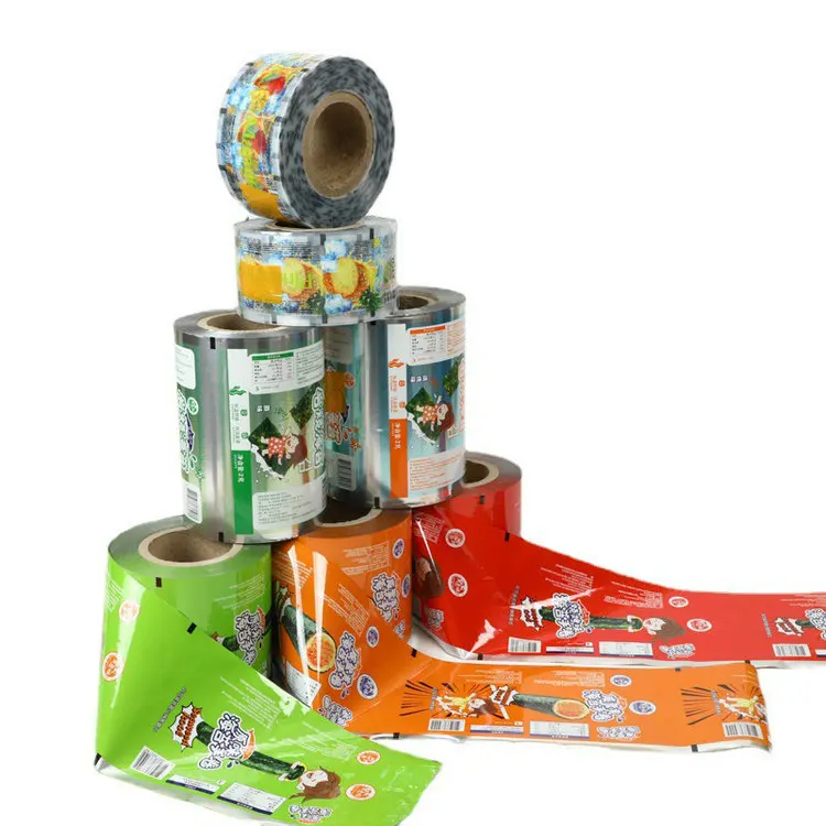 Individuell bedruckte BOPP-Folienrolle zum Laminieren, Aluminium-Kunststoff-Lebensmittelverpackung, Folienrolle zum Aufwickeln