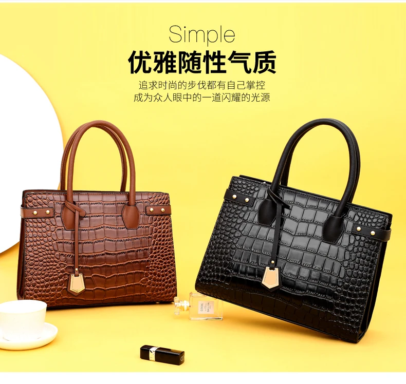 2023 Sac Fashion Ladies Handbags For Women Alligator Hand Bag Designer