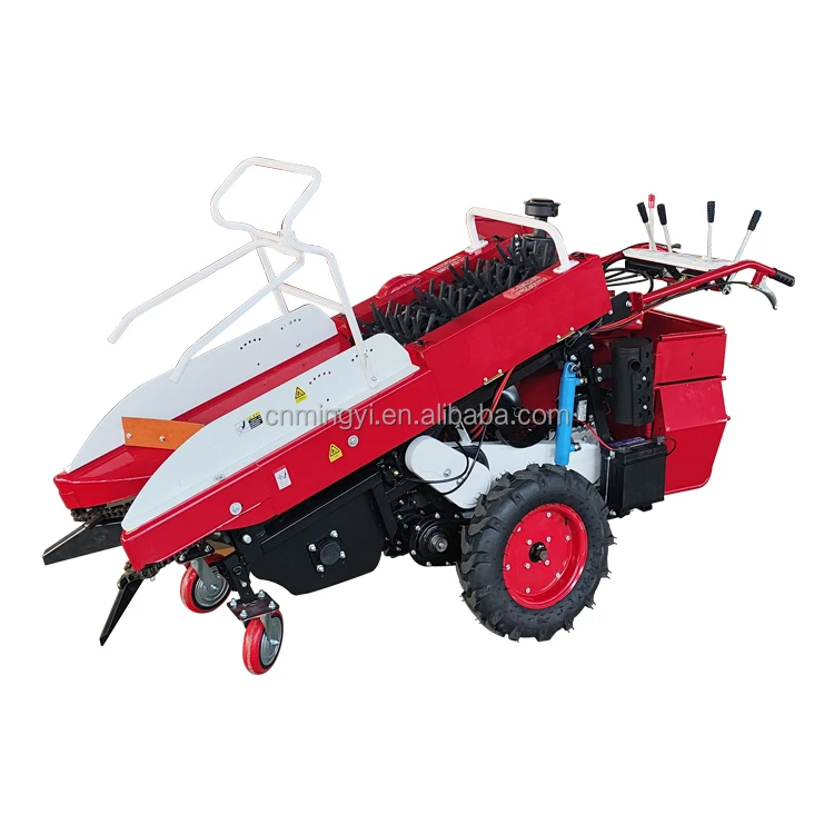 Single Row Walking Behind Small Maize Picker Mini Sweet Corn Harvester ...