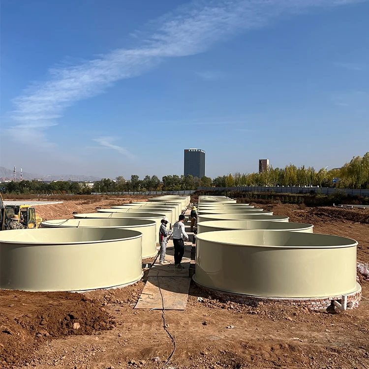Round Recirculating PP Plastic Live Fish Farming Tank Aquaculture Equipment  for Fish Farming Recirculating Aquaculture System