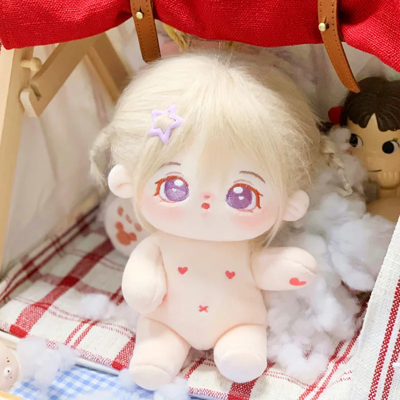 20cm Cotton Dolls - Cute Plush Toys with Skeleton Joints