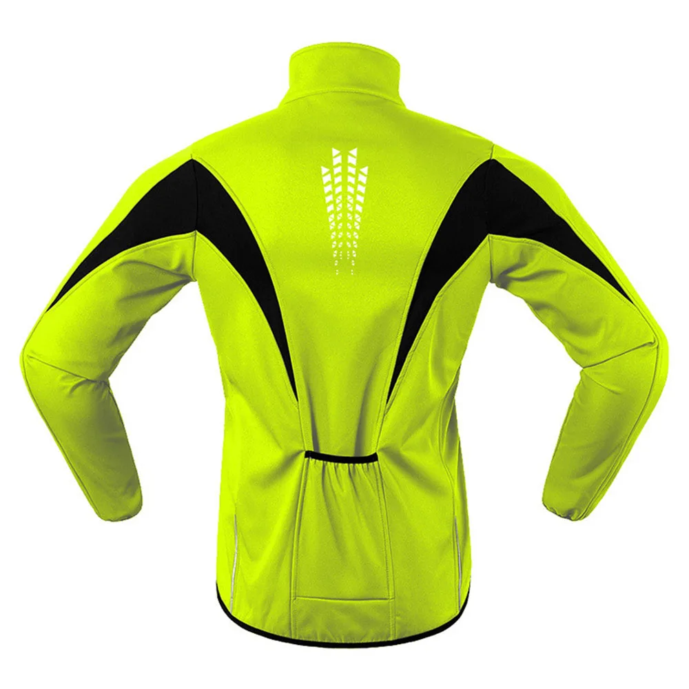 Hot Sale Winter Cycling Jersey Windproof Thermal Breathable Reflective Waterproof Lightweight Stretchable Durable Jacket
