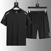 Black T-Shirts+Shorts
