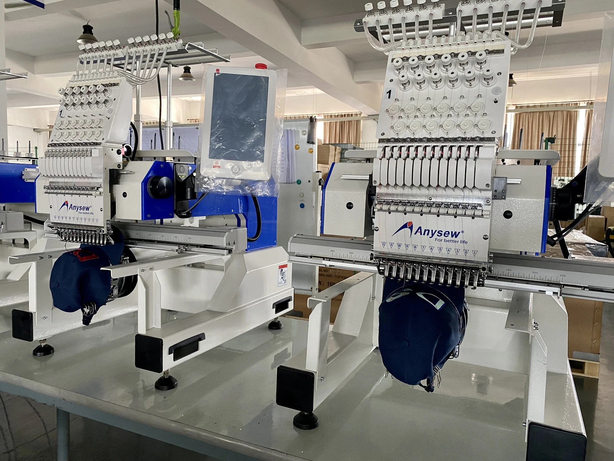 AS-BC1201 Hot Selling Single Head Computer Labling Sewing Embroidery Machine factory