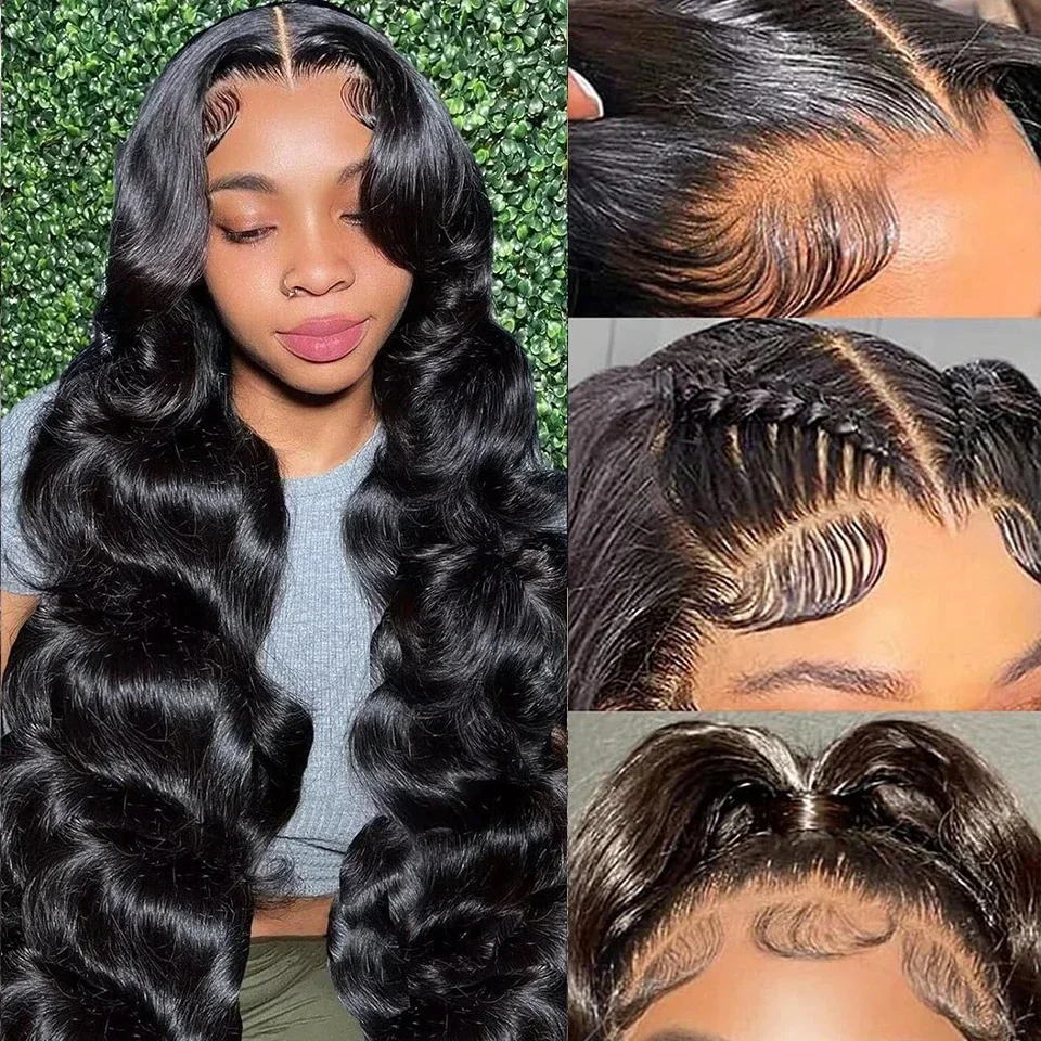 40 polegadas onda do corpo peruca de renda frontal 13X4 cabelo humano 250 densidade brasileira remy perucas de renda frontal para mulheres_voghion.com