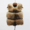 Natural raccoon fur