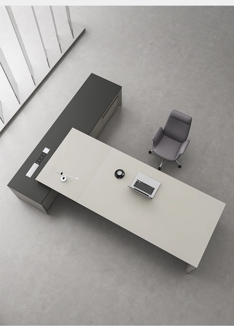 New Design Modern White Office Executive Boss Ceo Desk Table - Buy ...