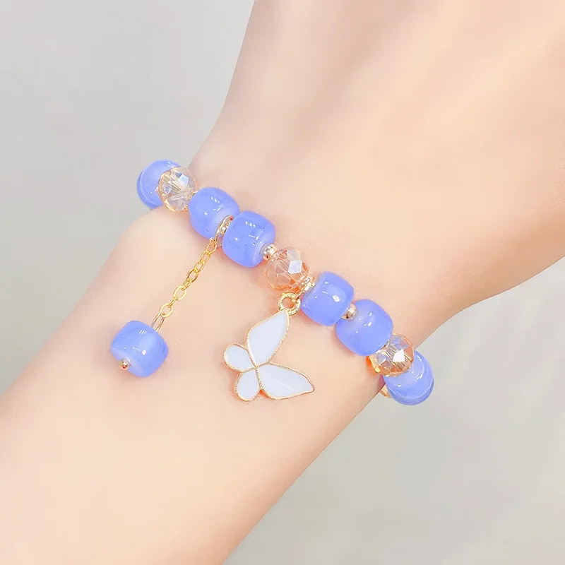 Finetoo Sweet Candy Color Ice Flower Bead Bracelet Colorful Student  Children Cartoon - China Bracelet and Jewelry price